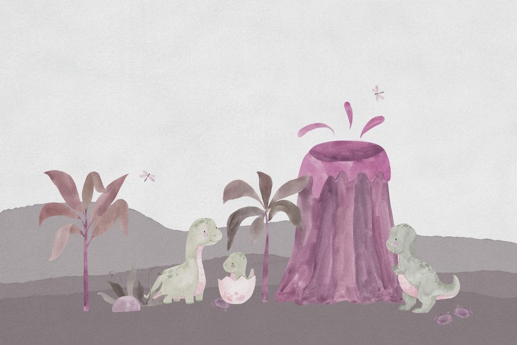 Dinos en la jungla púrpura