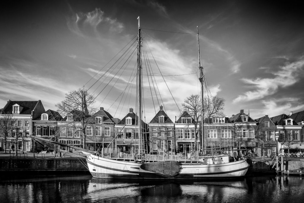 Ciudad fortificada Dokkum Friesland 