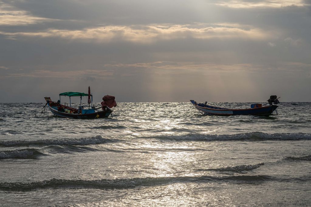 Cae la noche Isla Kho Pipi (Tailandia)