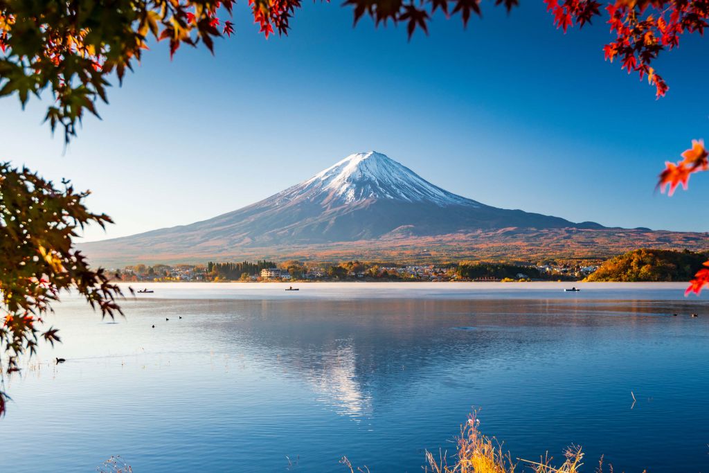 El Monte Fuji por la tarde