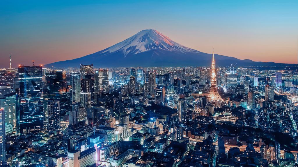 Tokio al atardecer