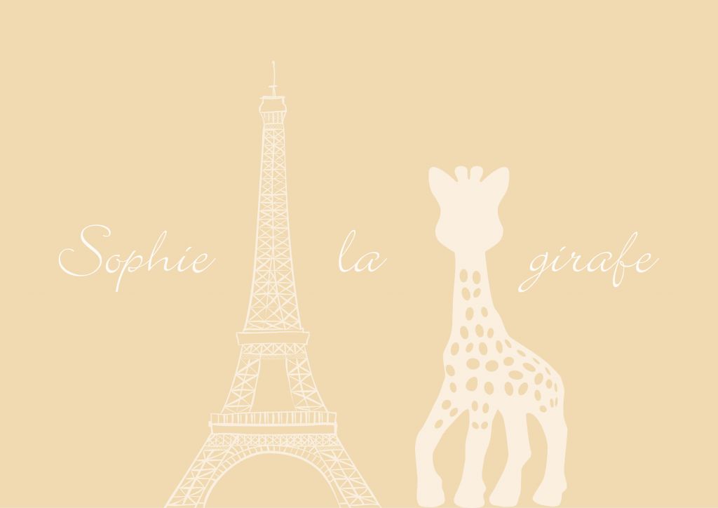 Sophie la girafe® en la Torre Eiffel