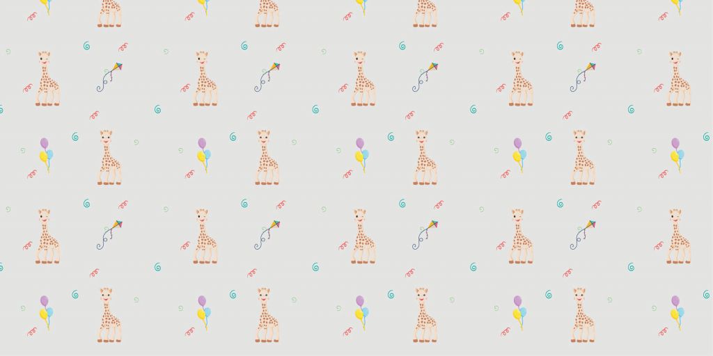 Sophie la girafe® celebrando su cumpleaños