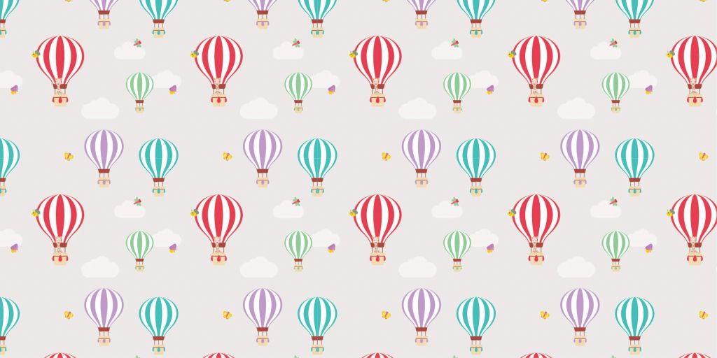 Patrón de globos aerostáticos