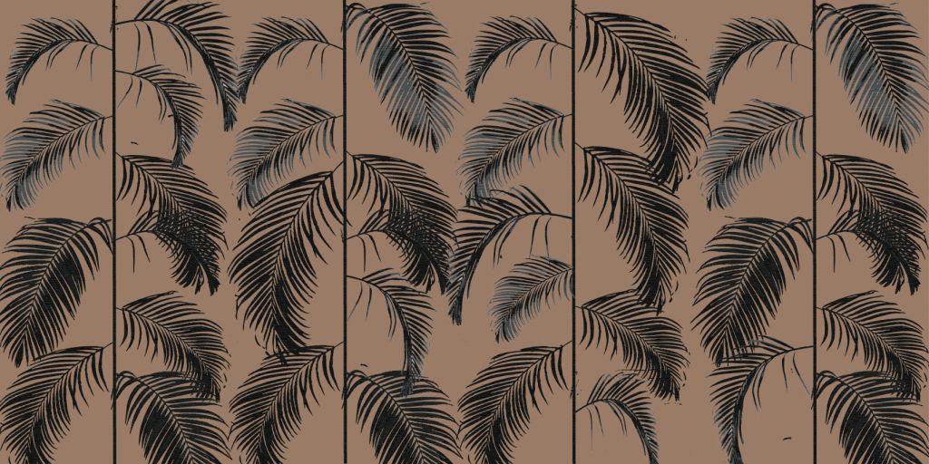 Hojas de palmeras tropicales