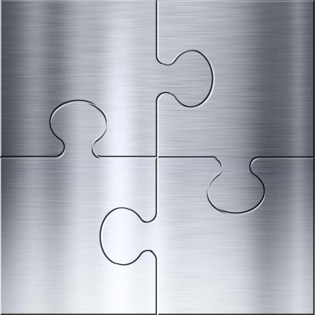 Puzzle de metal