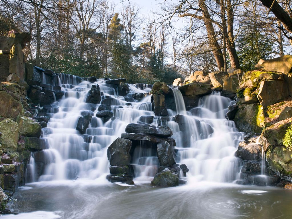 Cascada en invierno