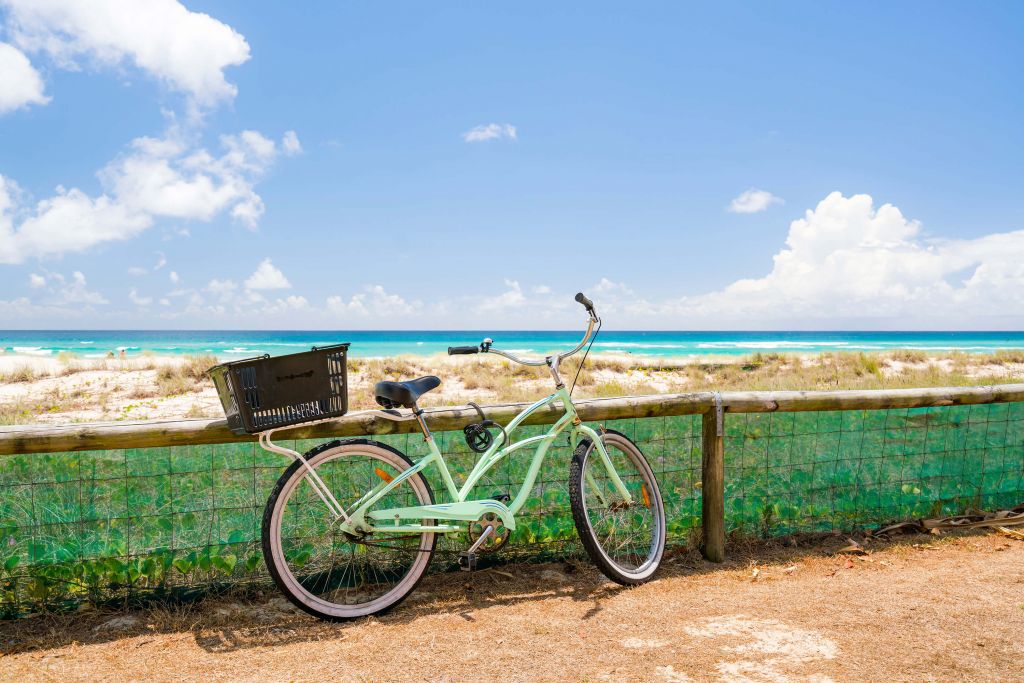 Bicicleta la playa