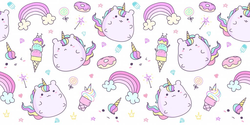 Unicornios con helados