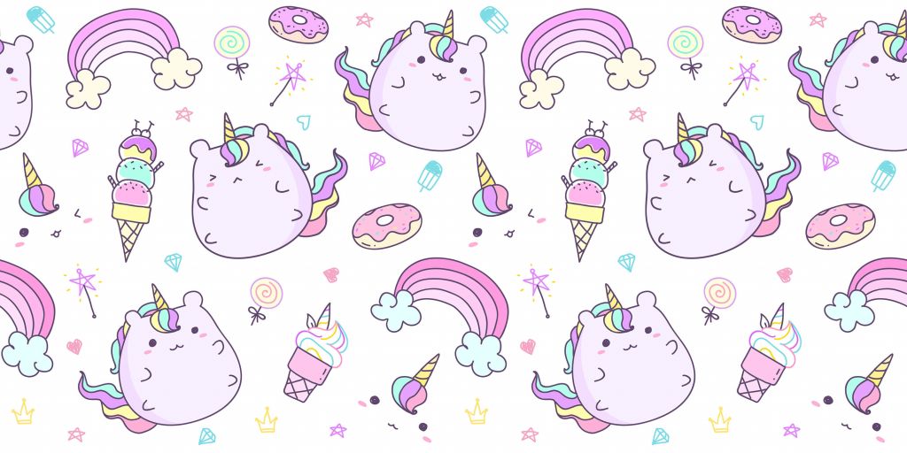 Unicornios con helados