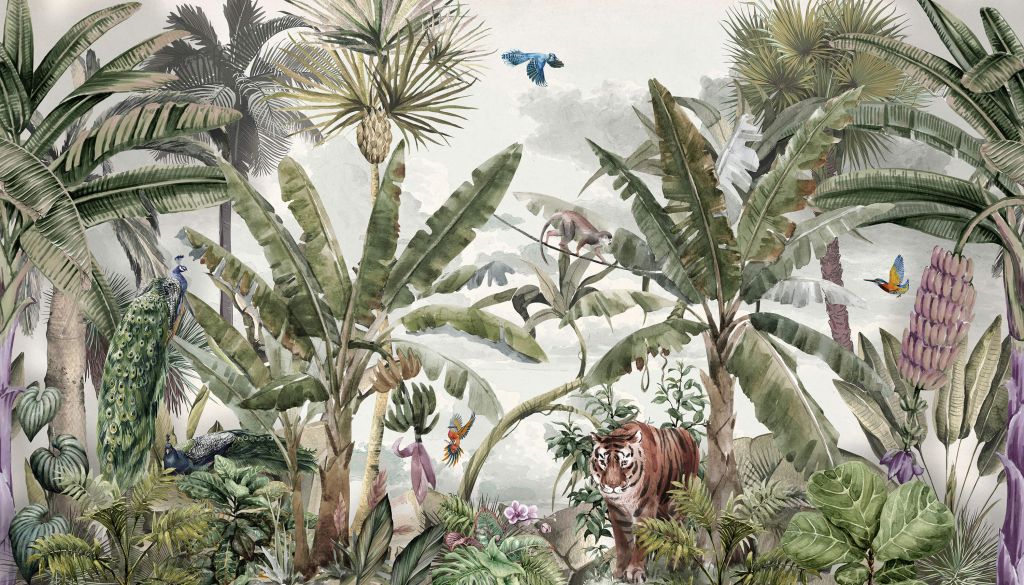 Dibujo de selva tropical