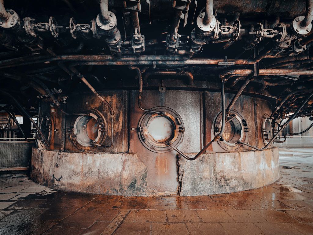 Antiguo horno industrial