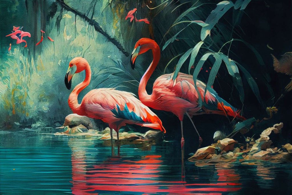 Despertar del Oasis de Flamencos
