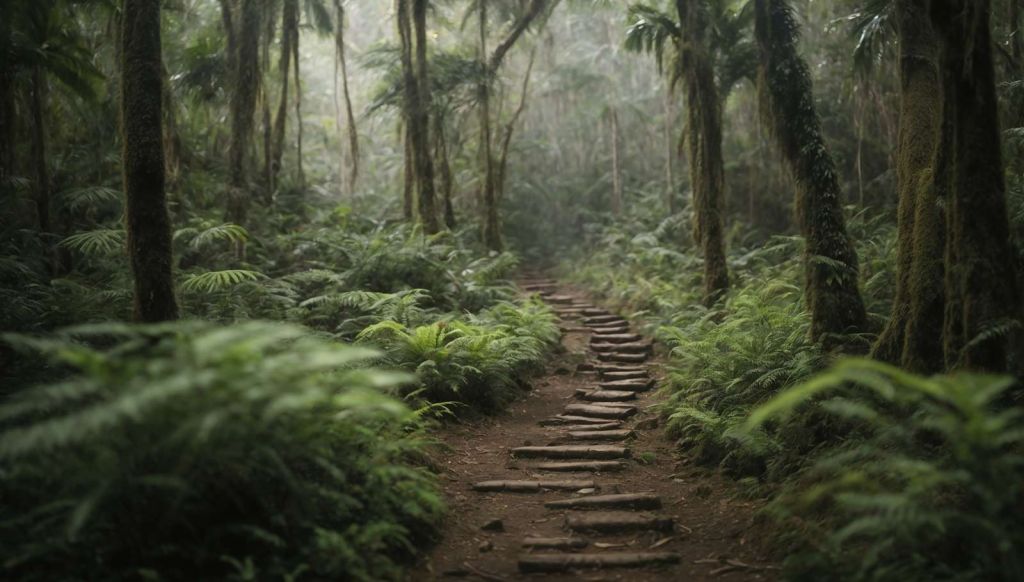 Camino Oculto de Helechos