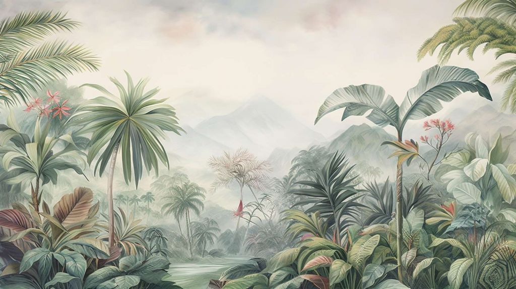 Panorama Tropical Pastel