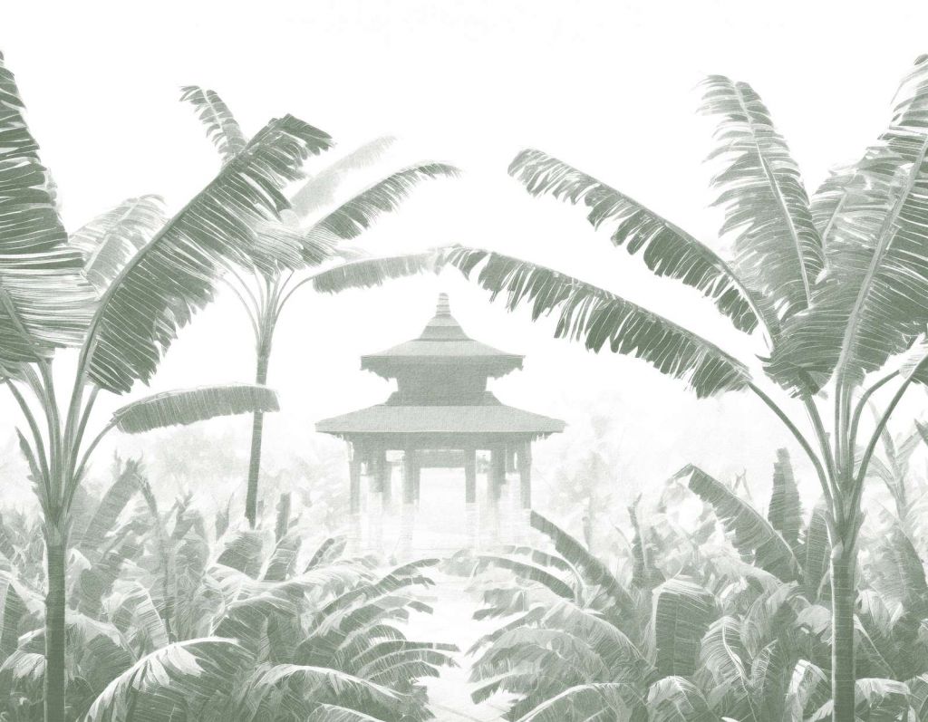 Jardín del Templo Nebuloso, verde