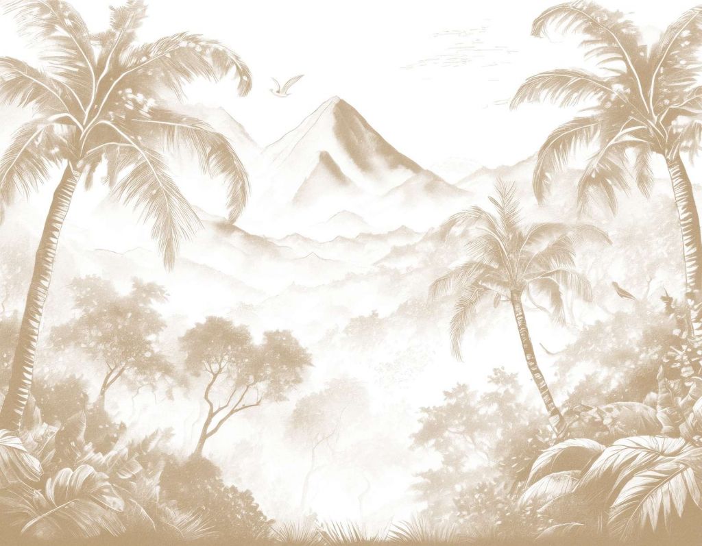 Amanecer en la Isla Volcánica, taupe