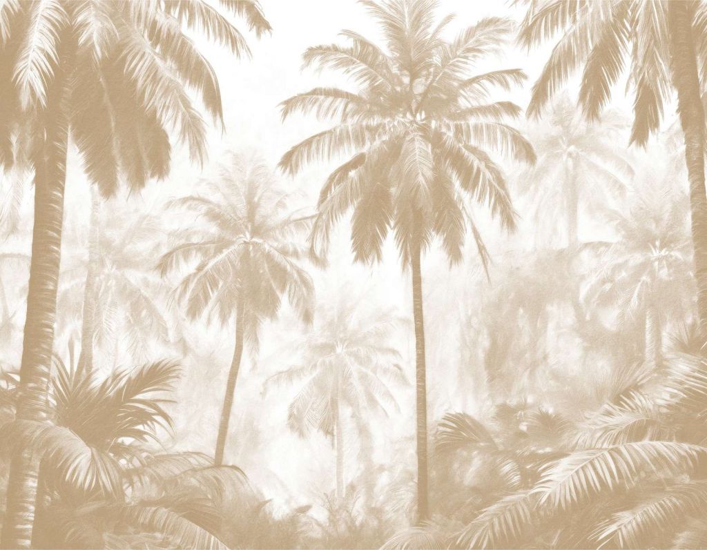 Bosque de Palmas Nebuloso, taupe