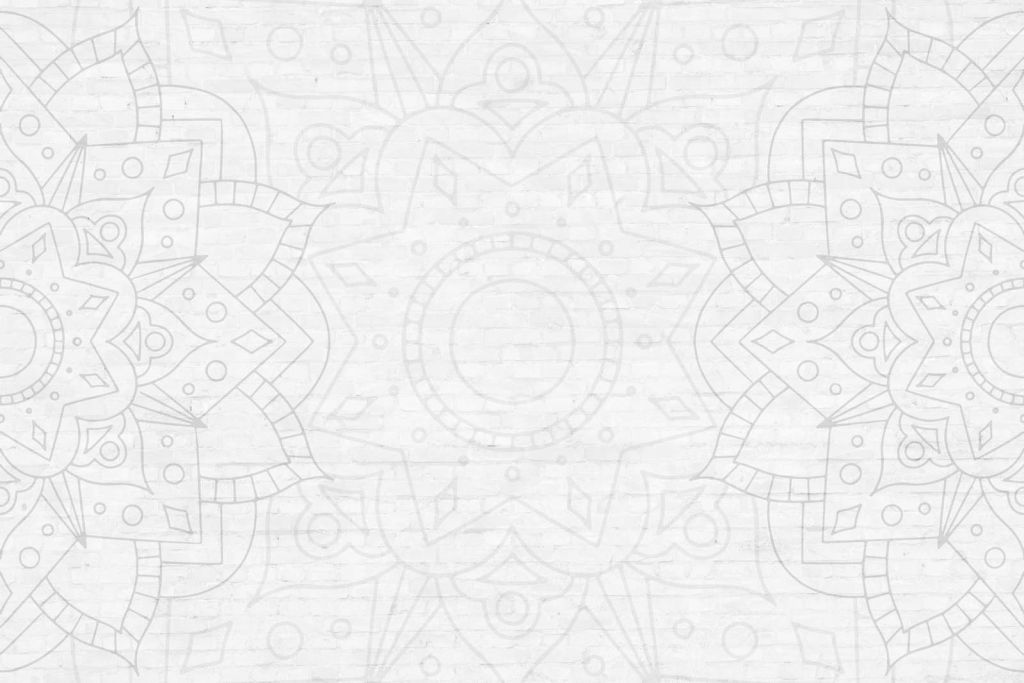 Mandala geométrico blanco