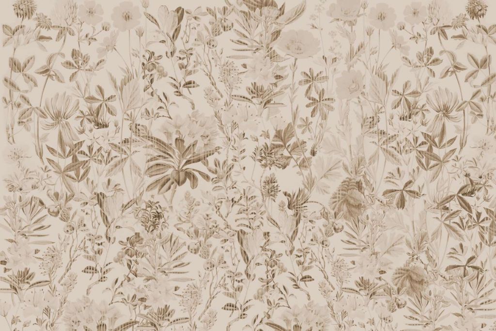 Jardín Gerbarium Sepia Claro