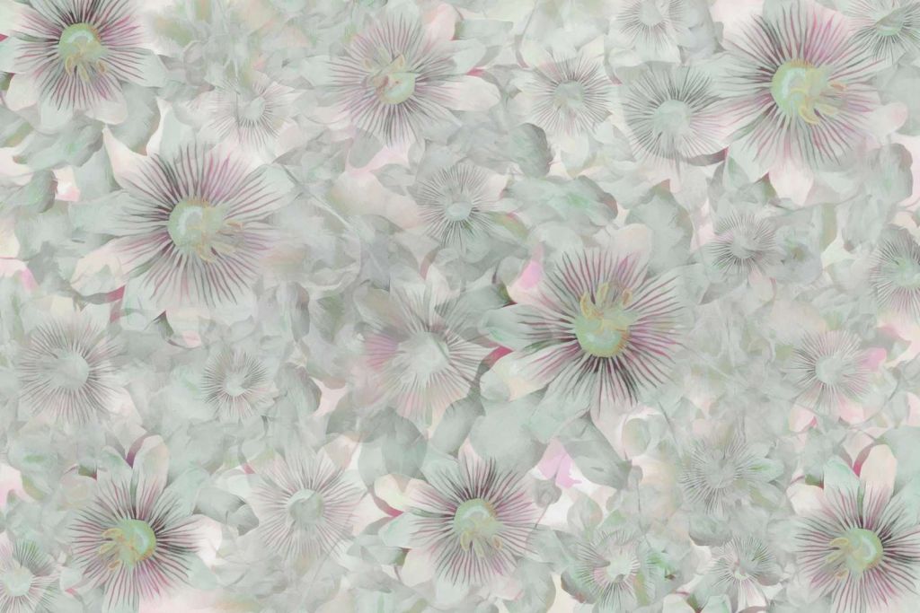 Elegancia Acuarela Botánica Rosa Pastel