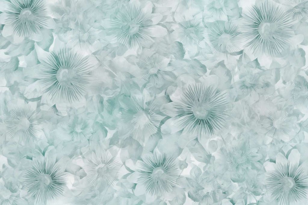 Elegancia Acuarela Botánica Menta Helada