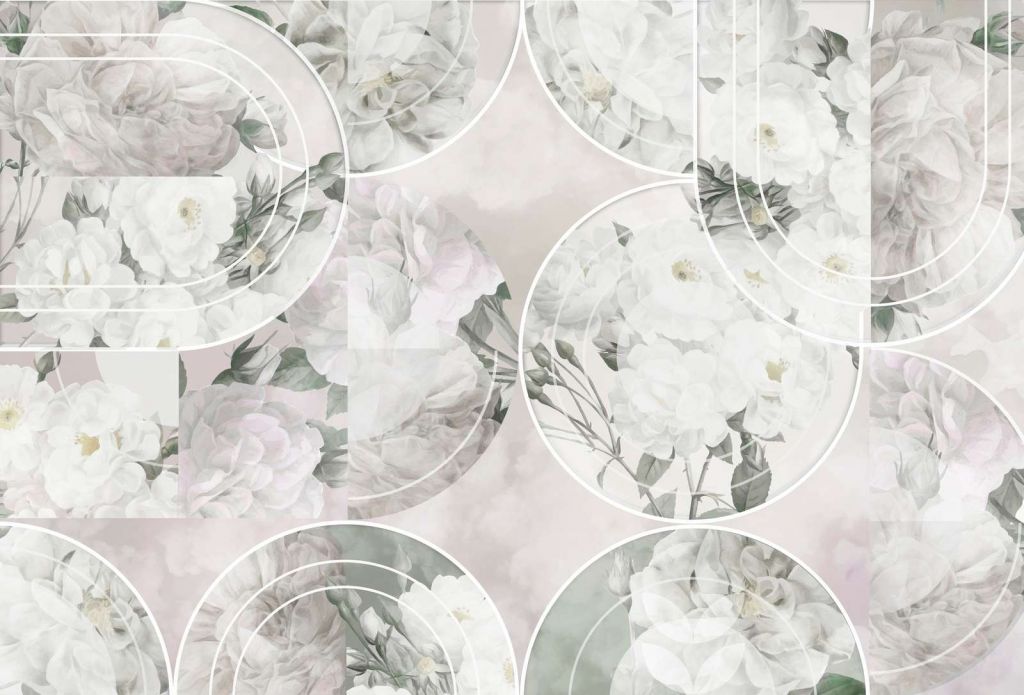 Elegancia Floral Atemporal - Blanco Suave