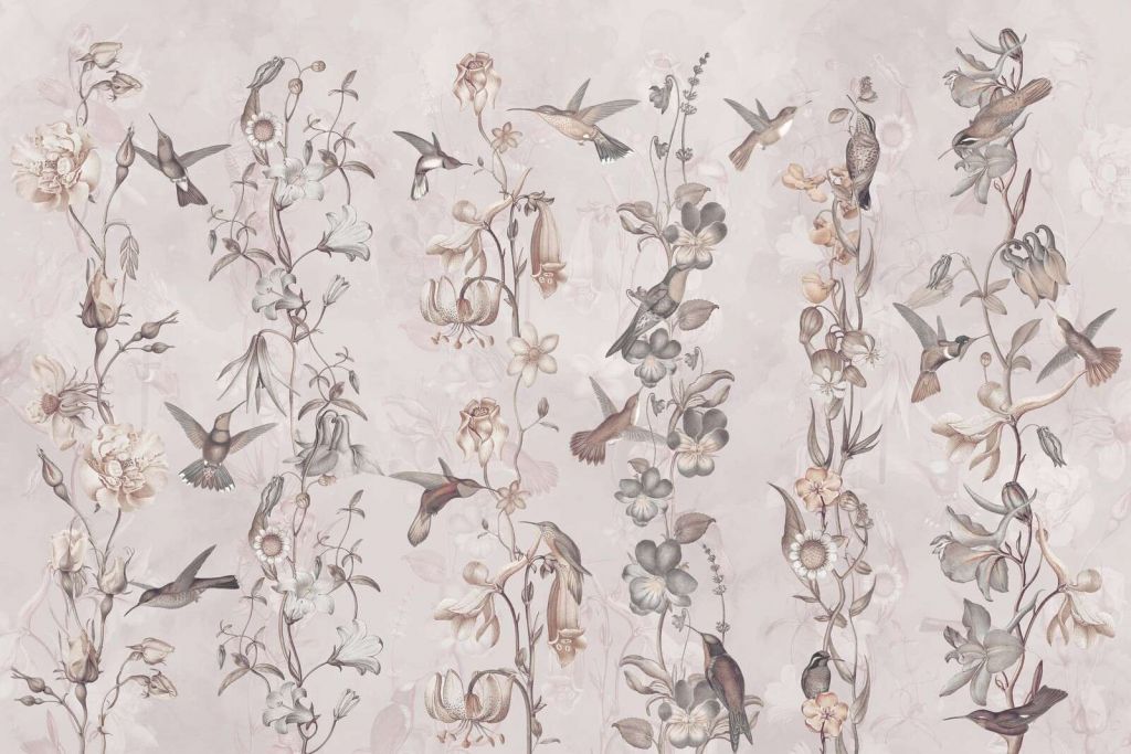 Flores de pradera y jardín amarillo claro