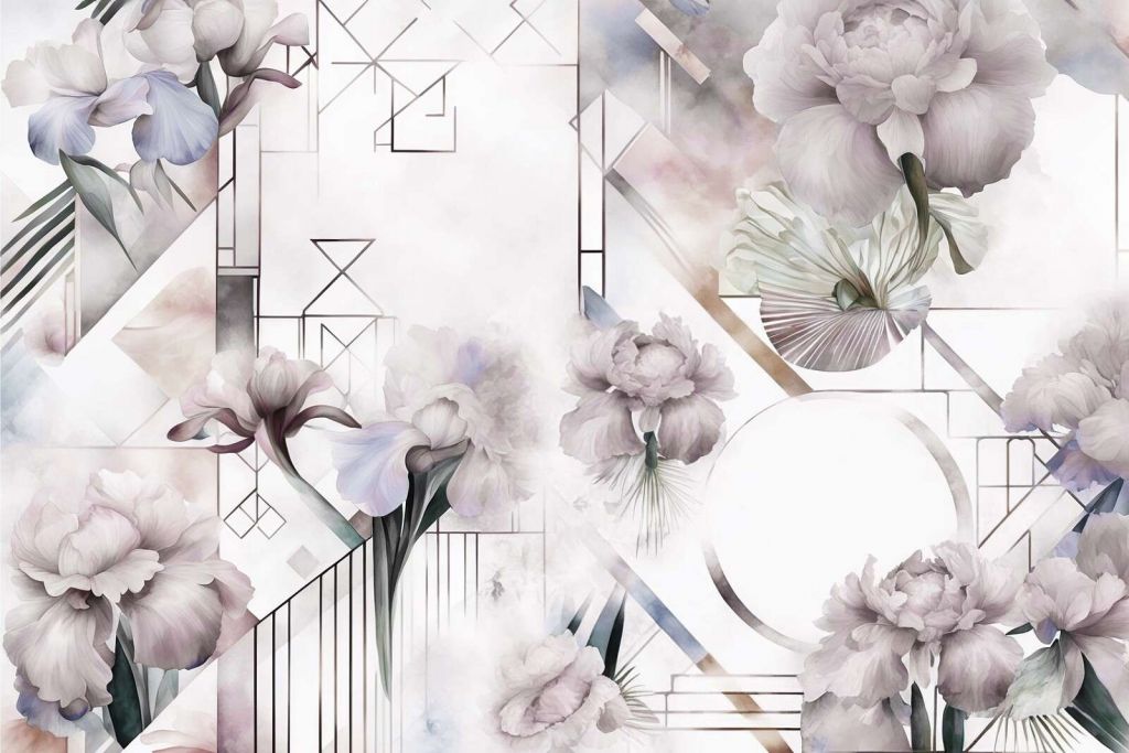 Geometría Acuarela Beige