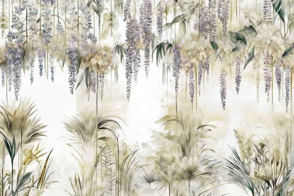 Jardín Verde de Glicinas