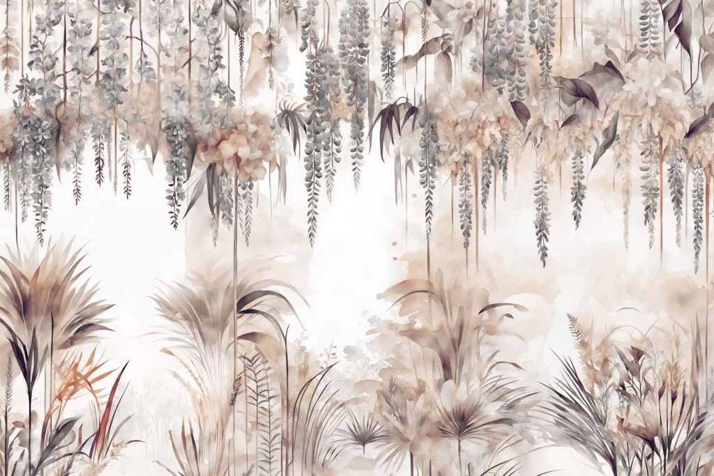 Jardín de Glicinas Gris