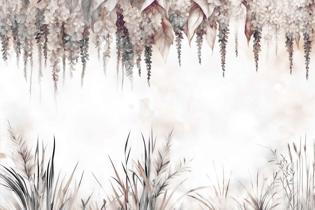 Maravillosa Glicinia Gris