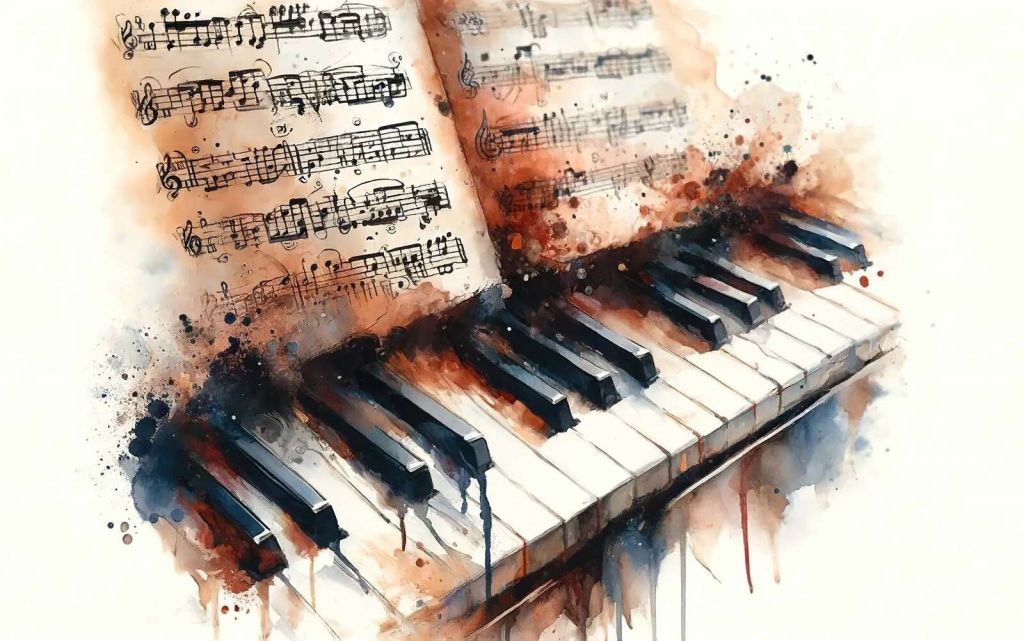 Armonía Melódica Capturada en Trazos Artísticos