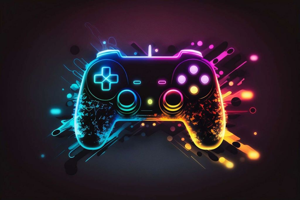 Explosión de Juegos de Neón