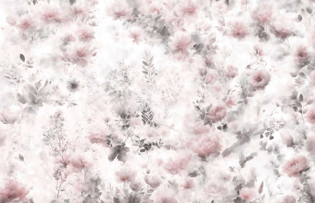 Estado floral delicado - rosa