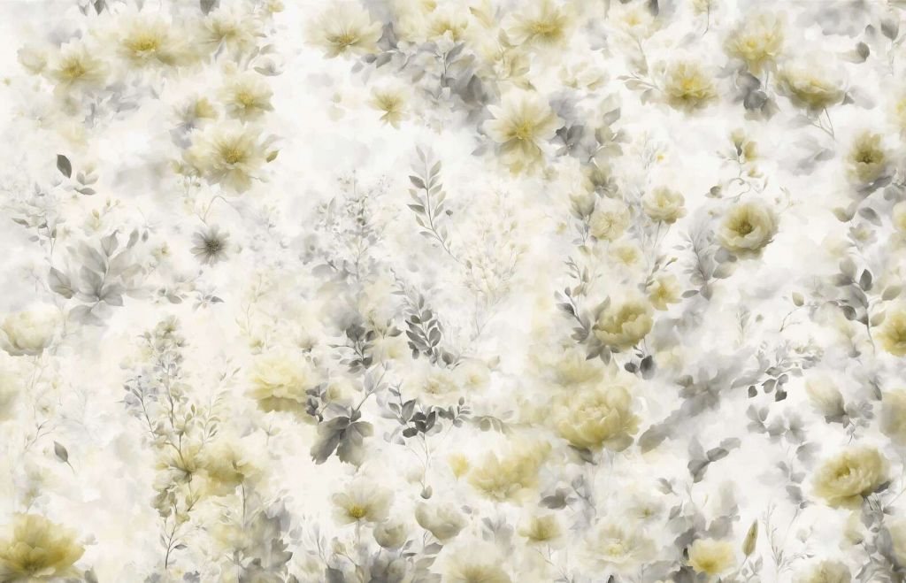 Estado floral delicado - amarillo