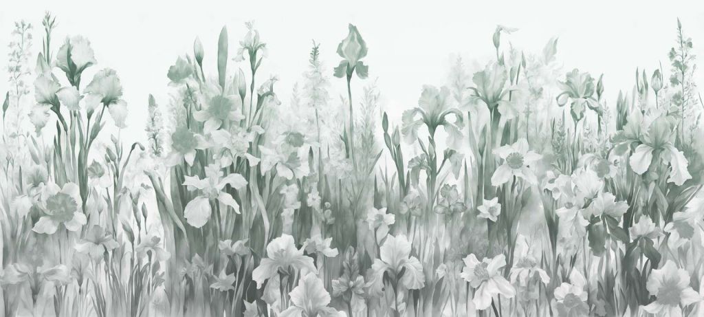 Primavera fragante - verde azulado