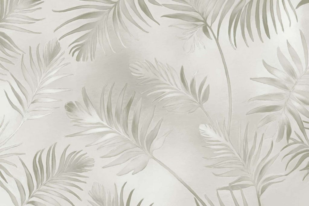 Hojas doradas sobre un blanco sucio oscuro