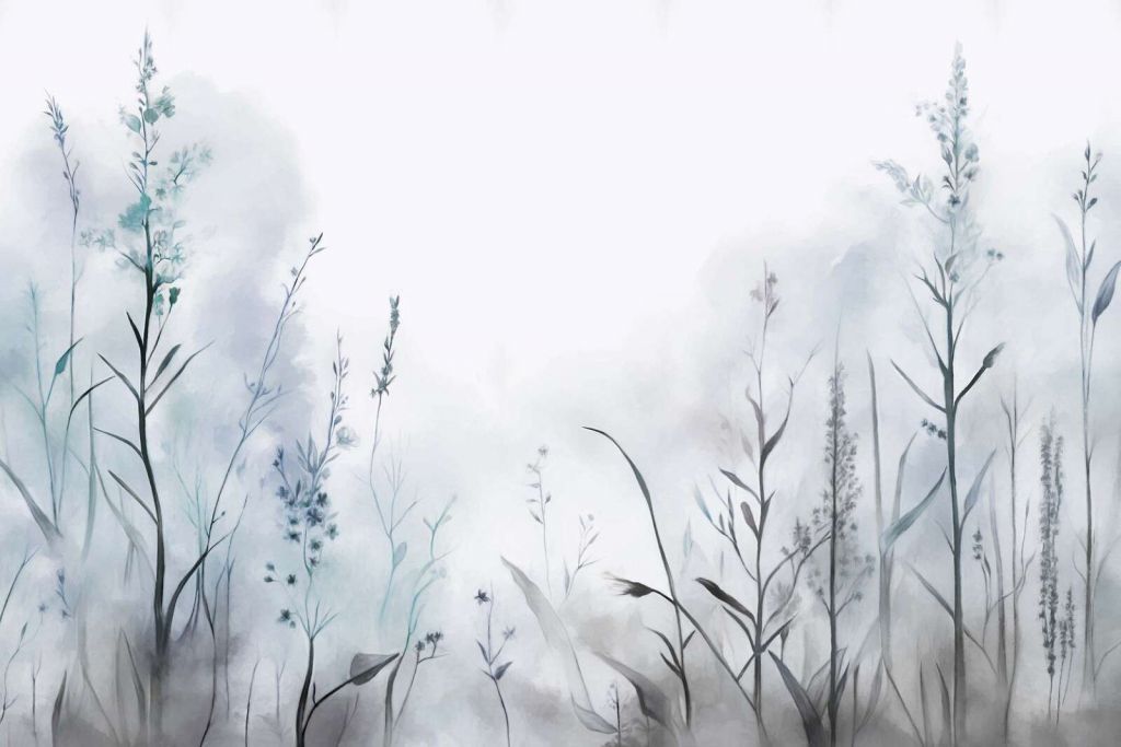 Silencio de la mañana Azul suave