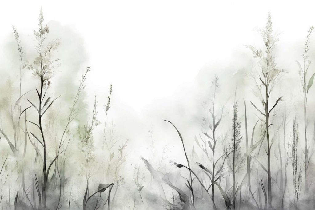 Silencio de la mañana Niebla blanca