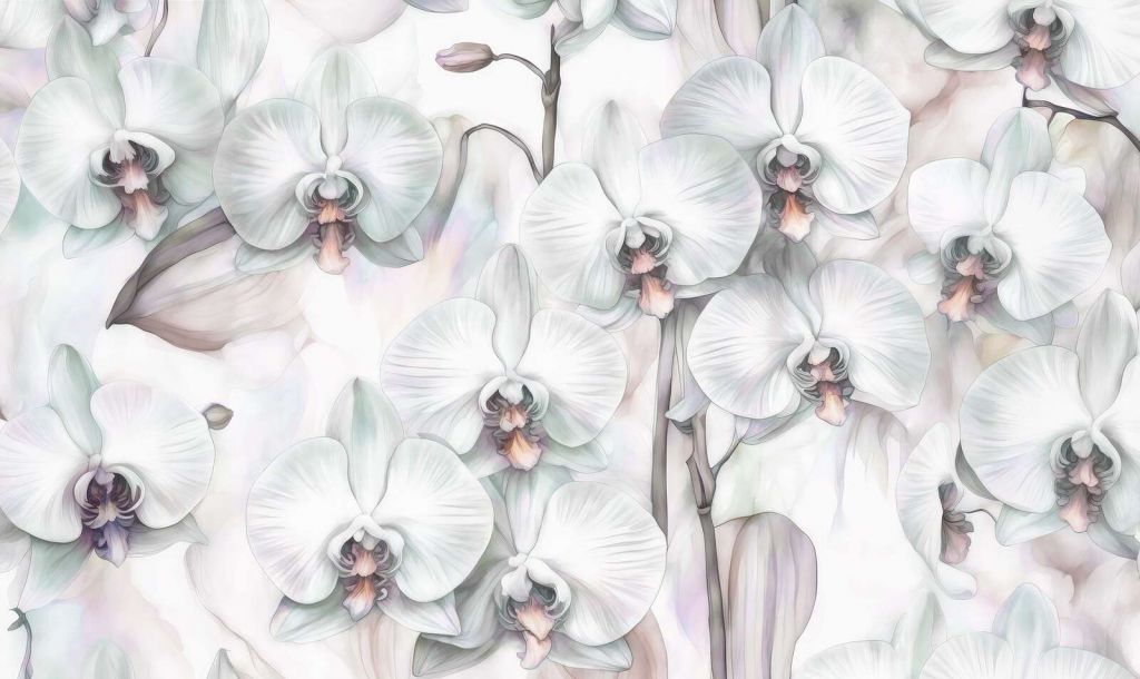 Paraíso de Orquídeas Verde Oscuro