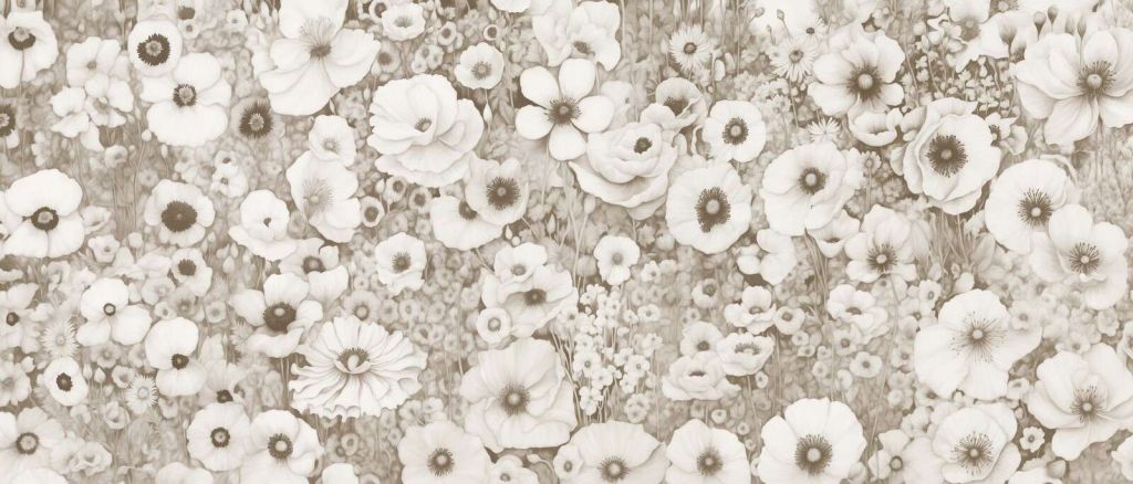 Cuento de Amapola Monocromo Amarillo