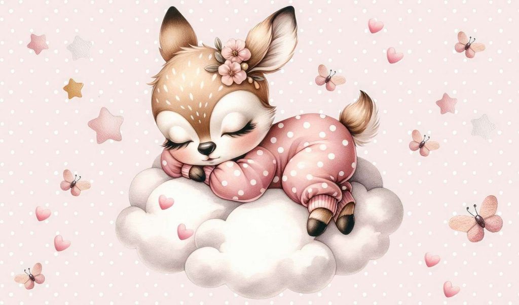Delfín pequeño en una nube