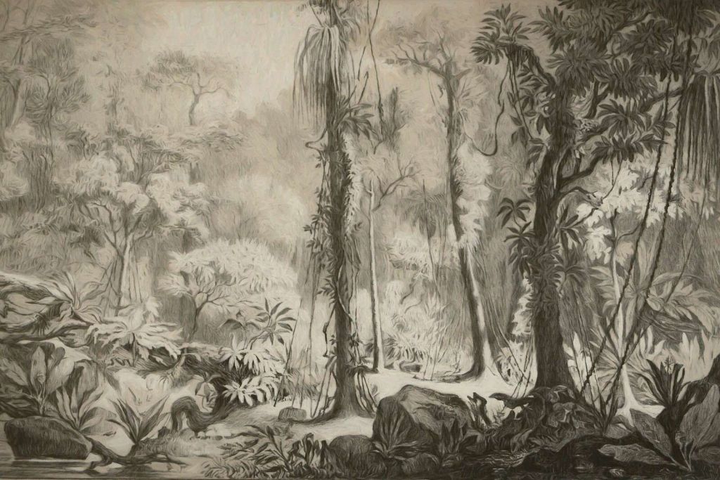 Bosque tropical - marrón