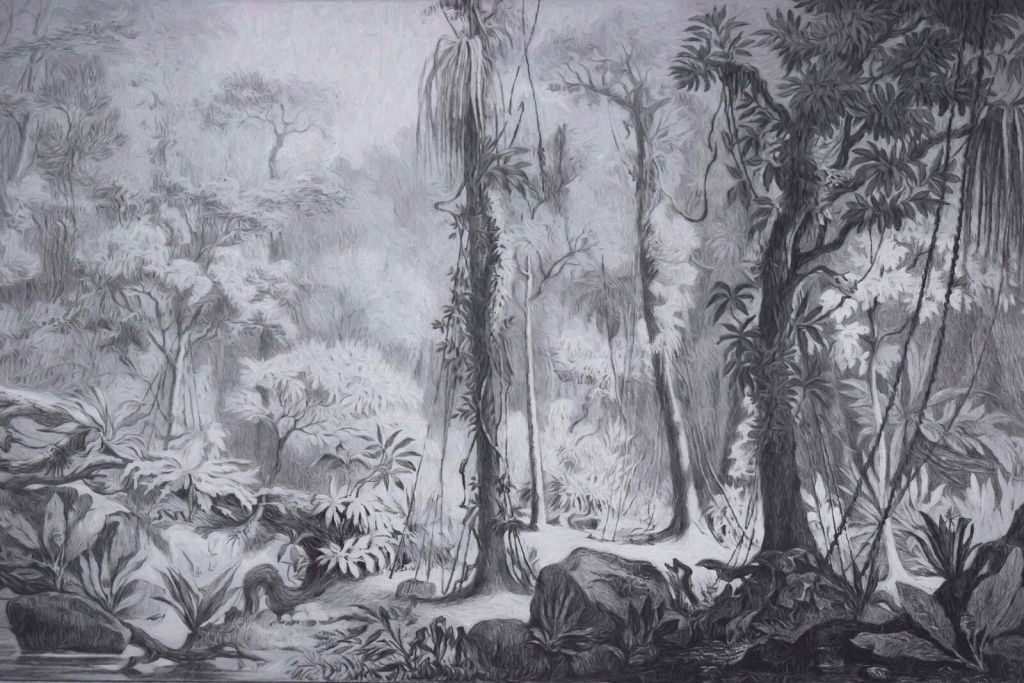 Bosque tropical - gris