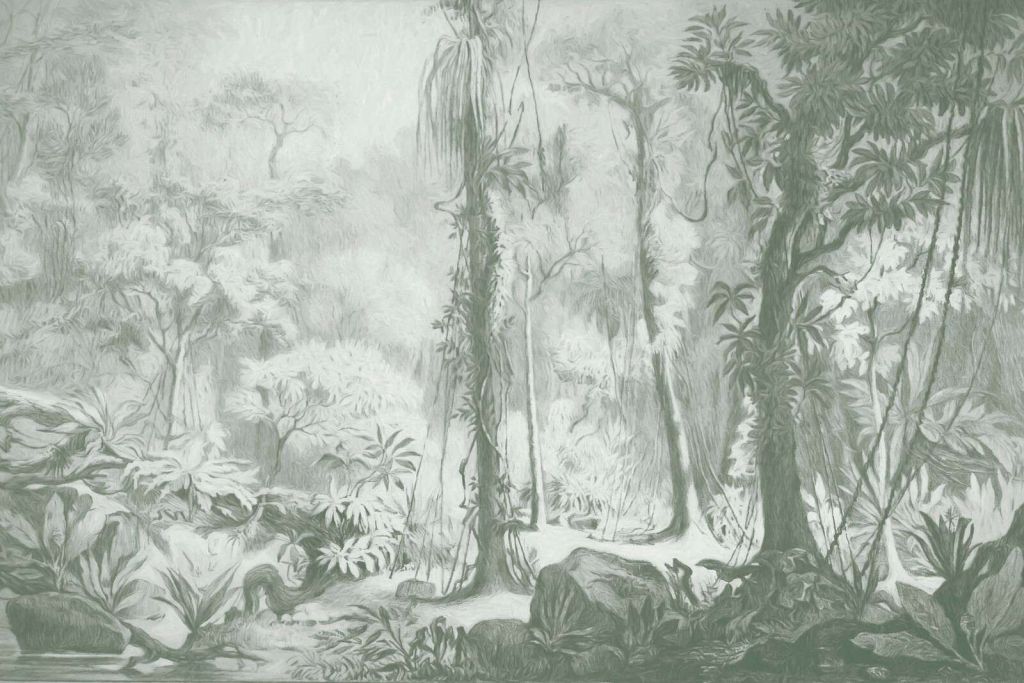 Bosque tropical - verde