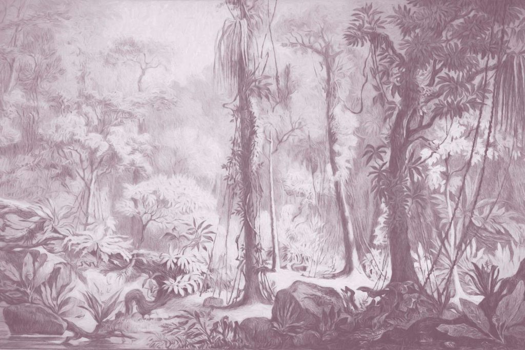 Bosque tropical - rosa