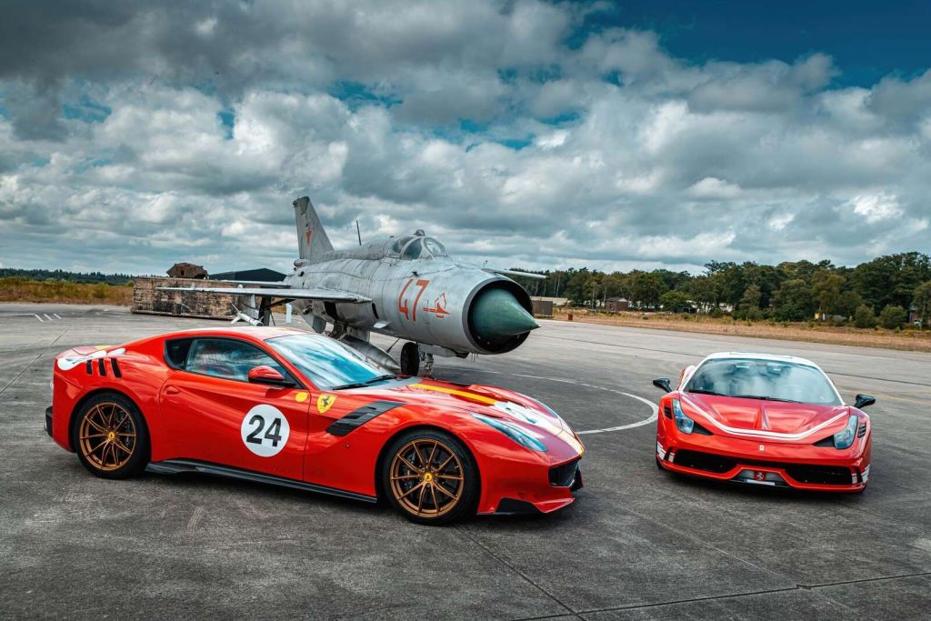 Exclusivos Ferrari y Mig-21