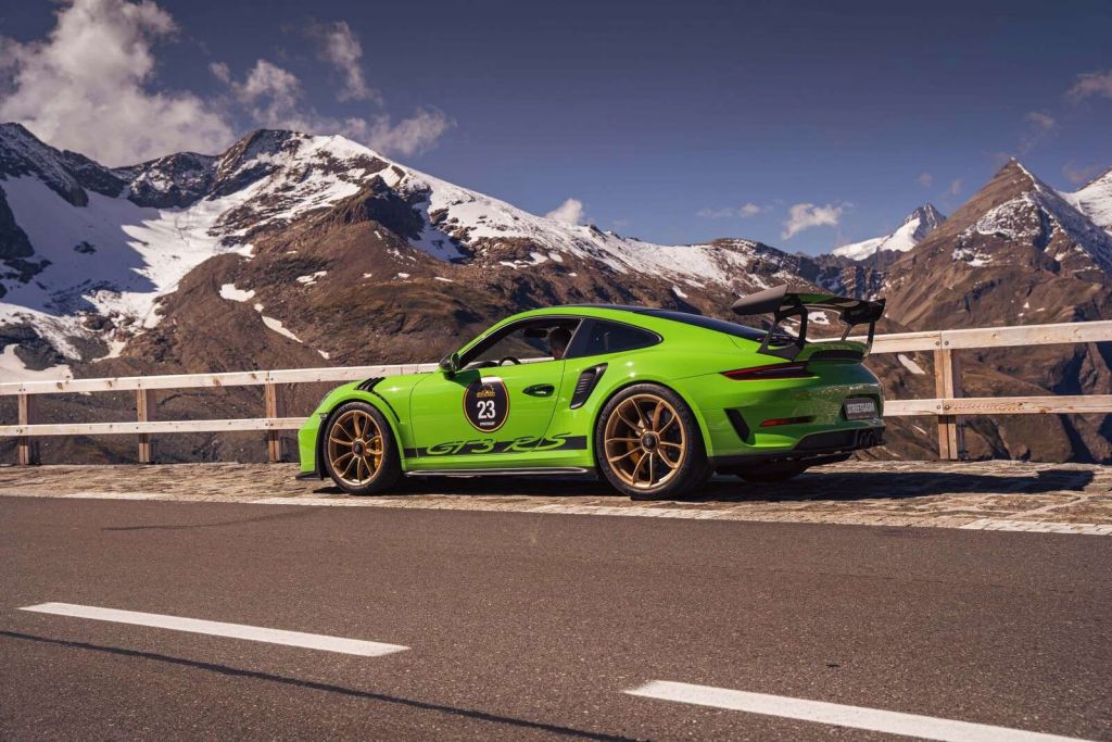 Porsche 911 GT3 RS en los Alpes