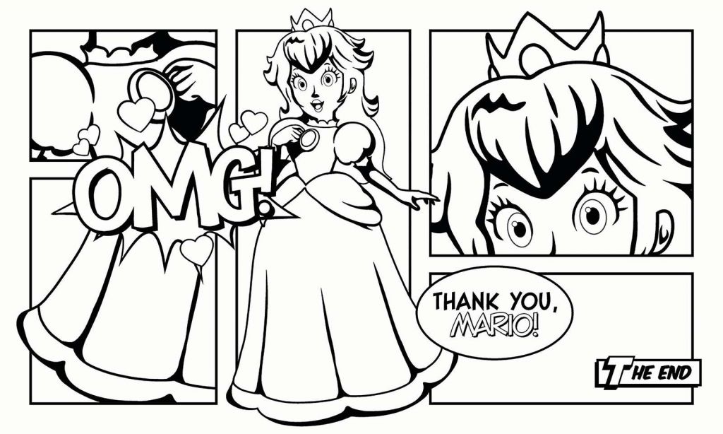 Momento de la princesa en forma de cómic